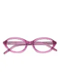 Retrosuperfuture oval-frame glasses - Pink