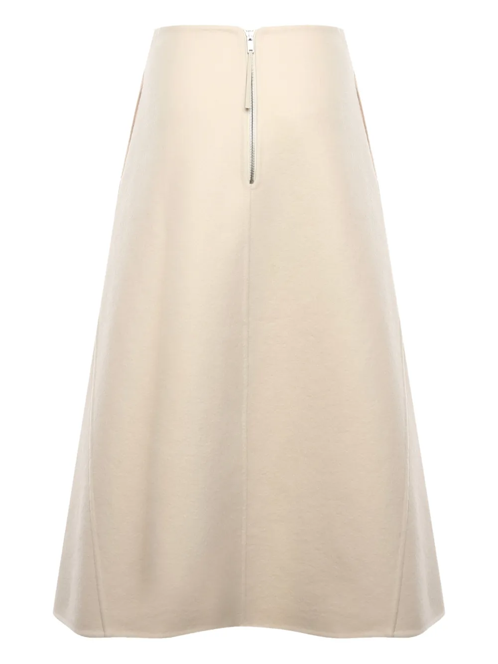 Moncler x Jil Sander logo-patch skirt - Beige