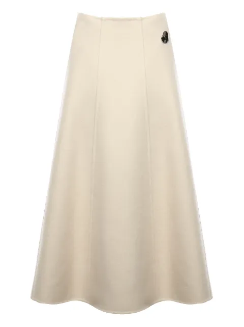 Moncler x Jil Sander logo-patch skirt