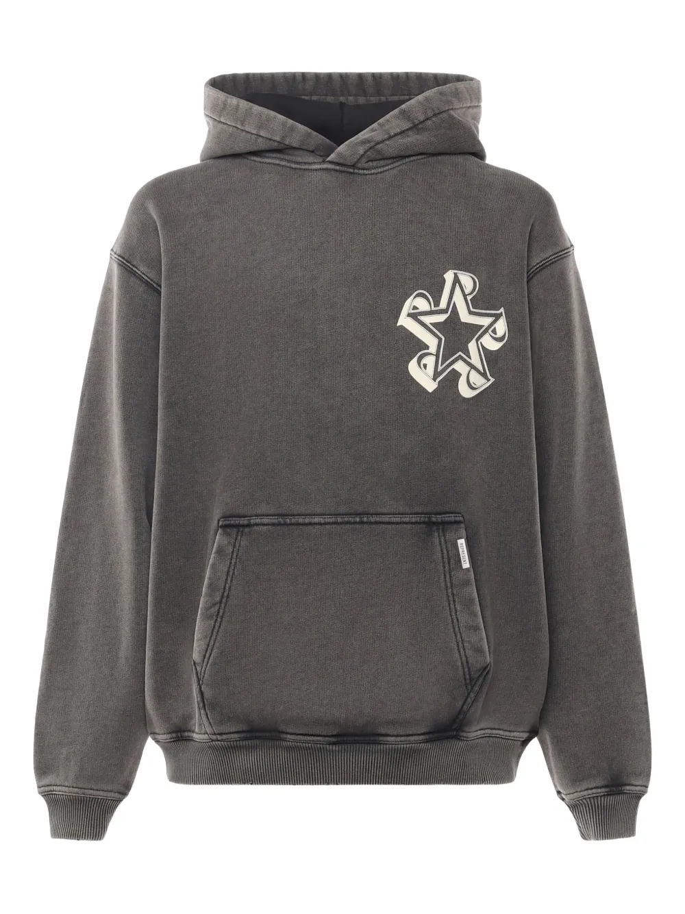 Represent sudadera con capucha y motivo gráfico | gris | Image 1