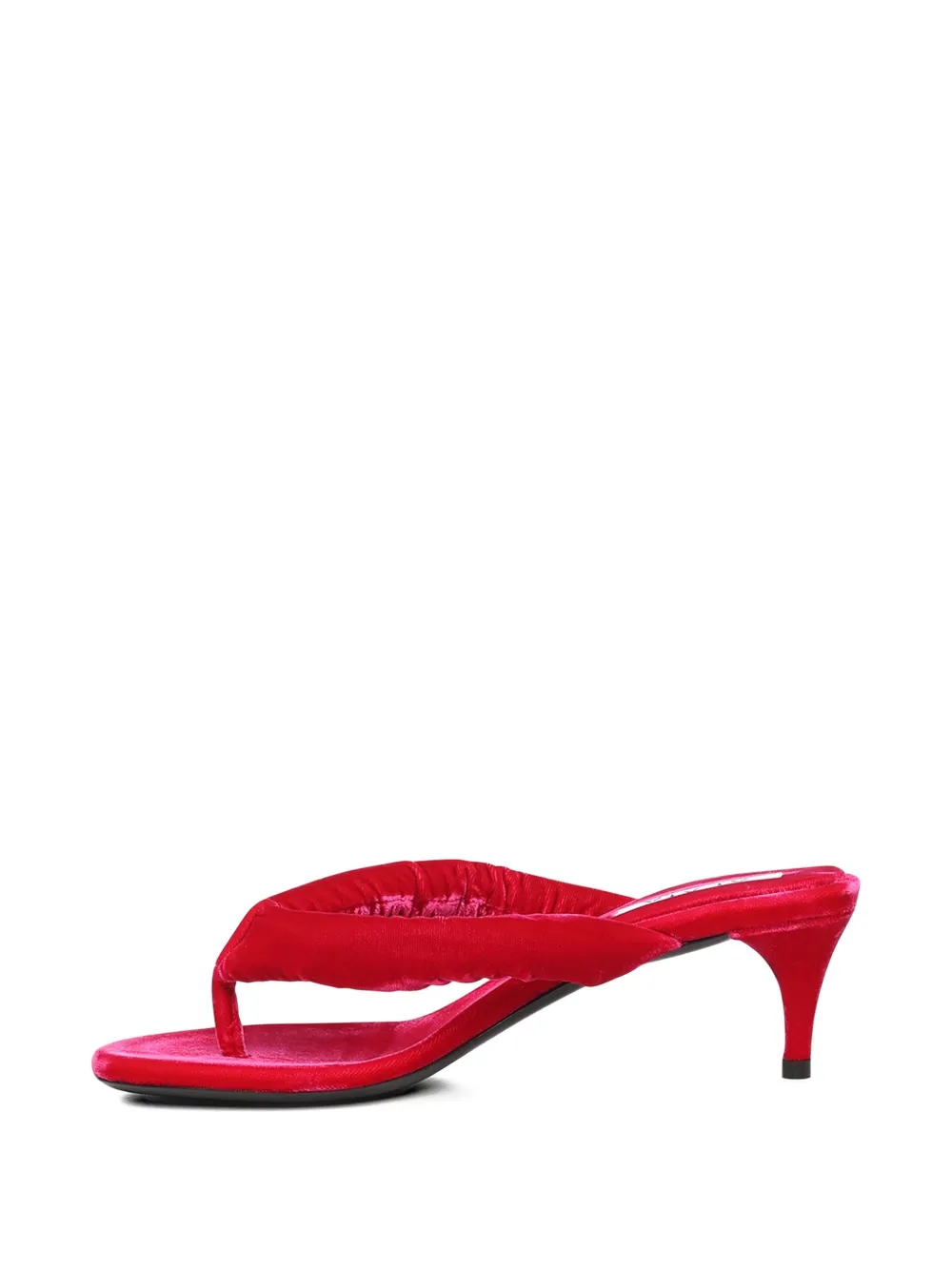 55mm Ruched Heeled Sandals
