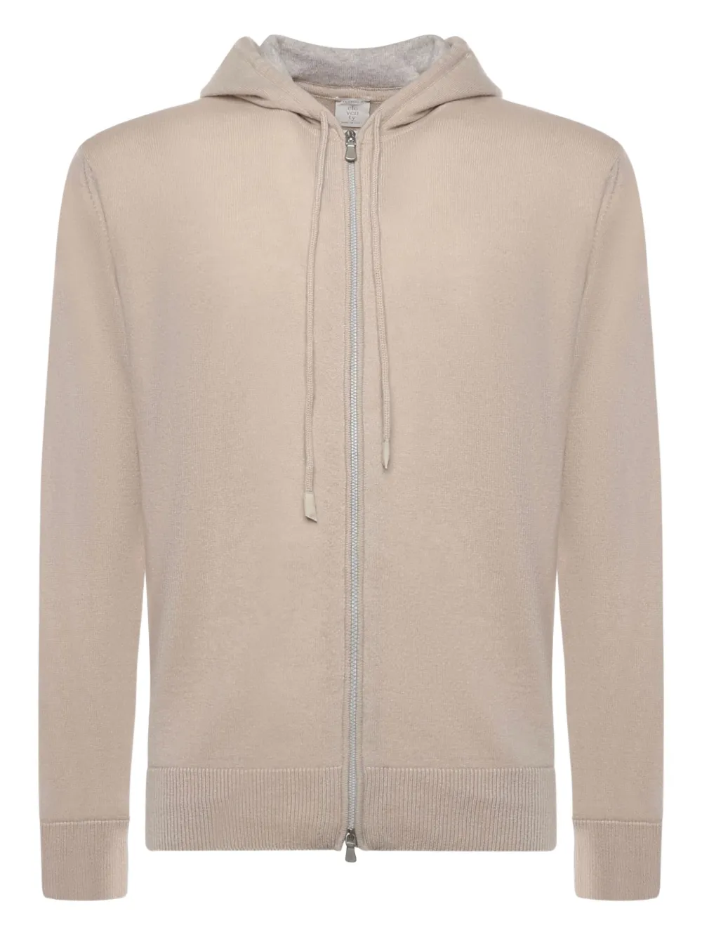 Eleventy zip-up hoodie | Neutrals | Image 1
