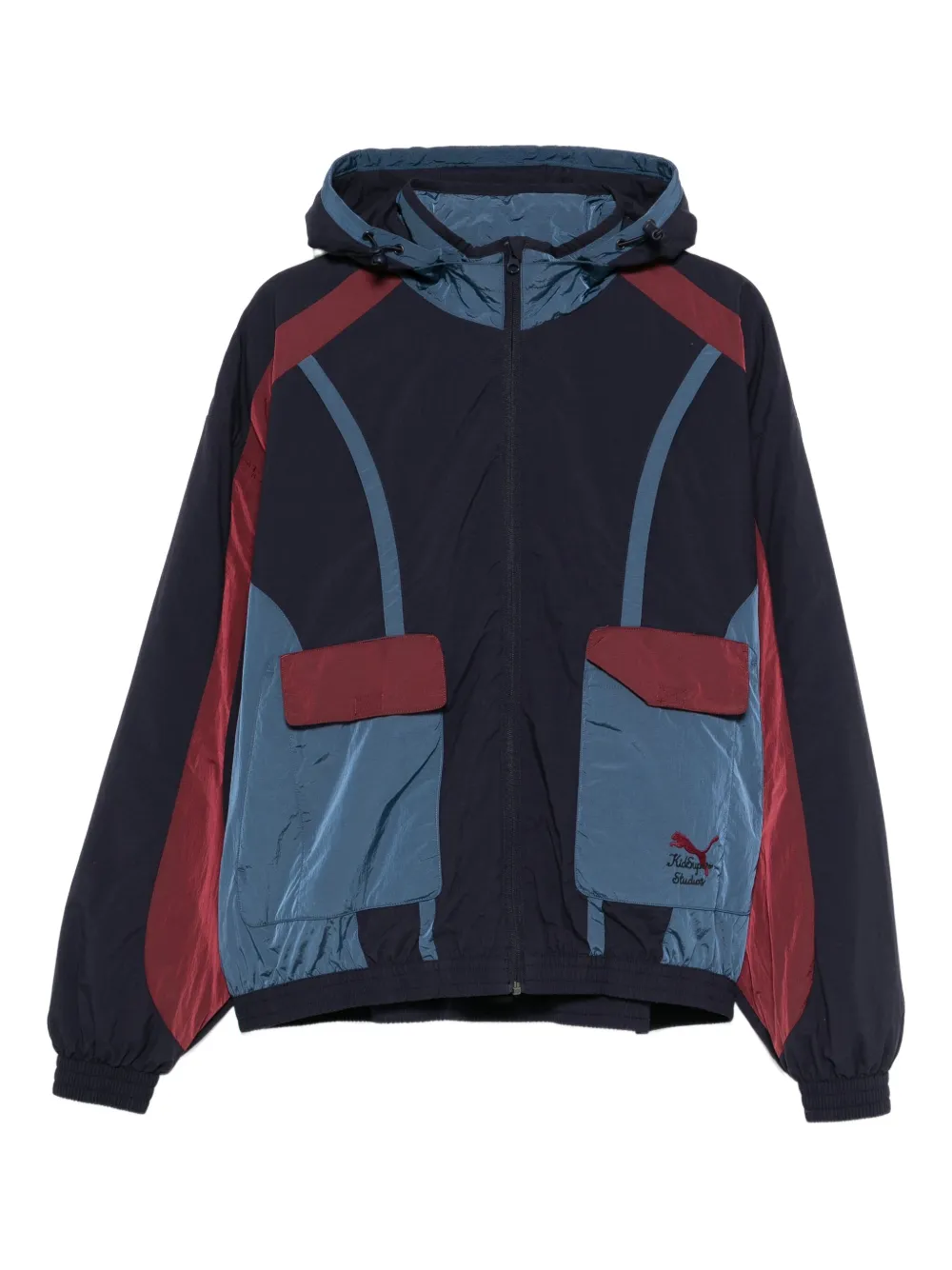 Puma X Kidsuper Studios Panelled Hooded Jacket In Multi