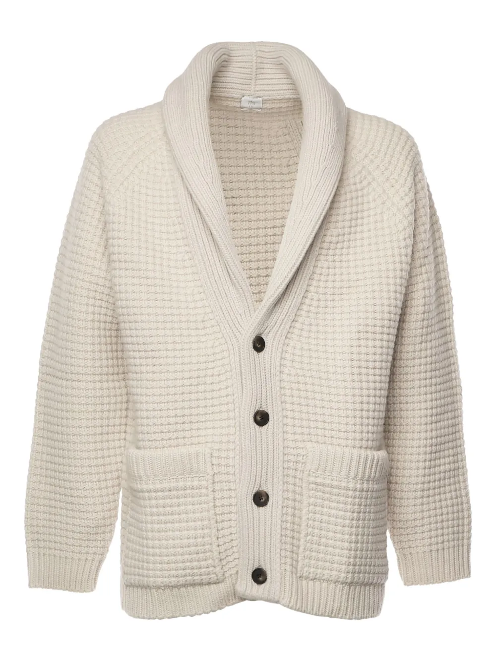 Eleventy buttoned wool-cashmere cardigan - ホワイト Eleventy buttoned wool-cashmere cardigan - ホワイト
