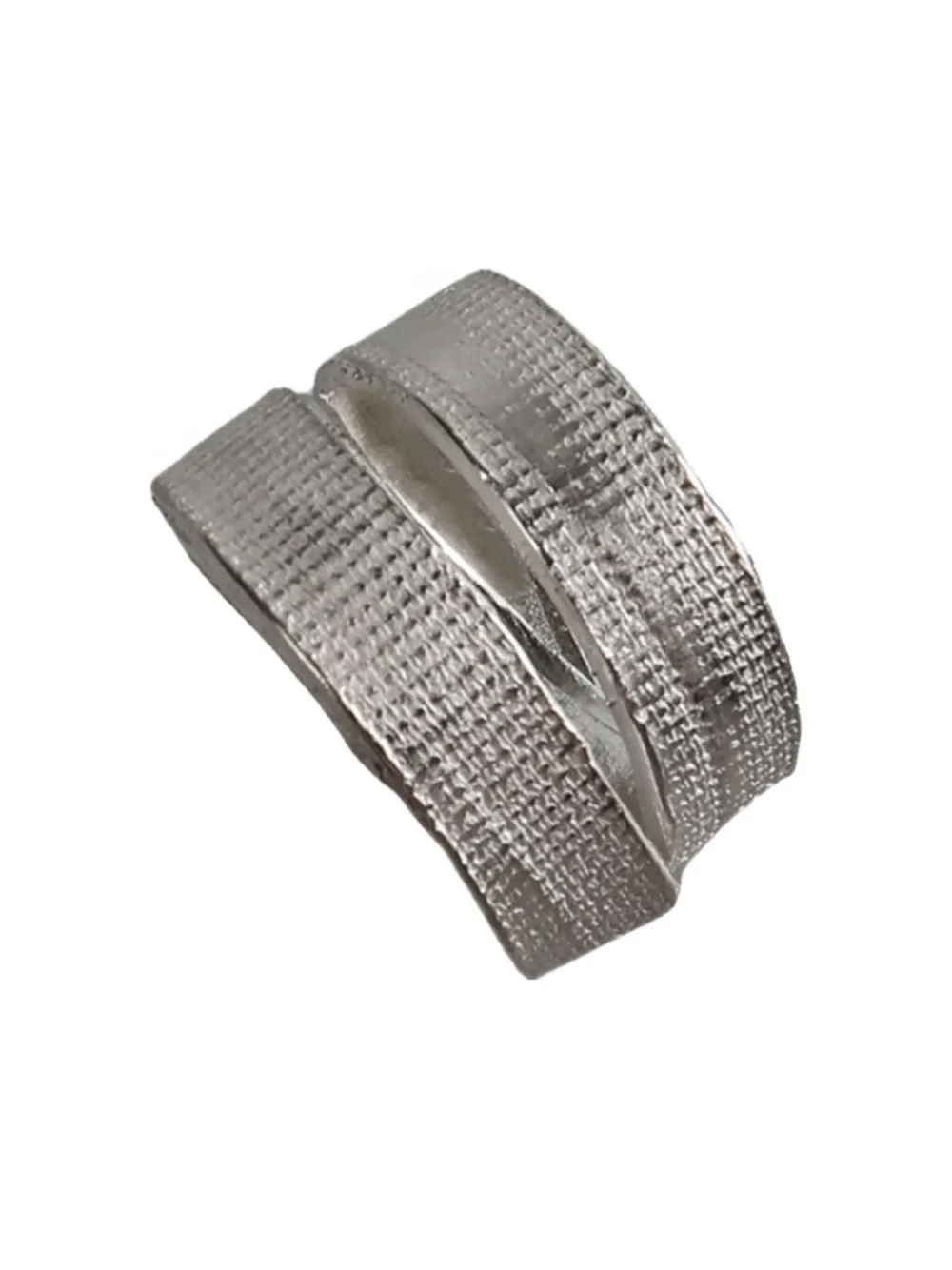 Detaj textured 2-VTGR05 ring | Silver | Image 1