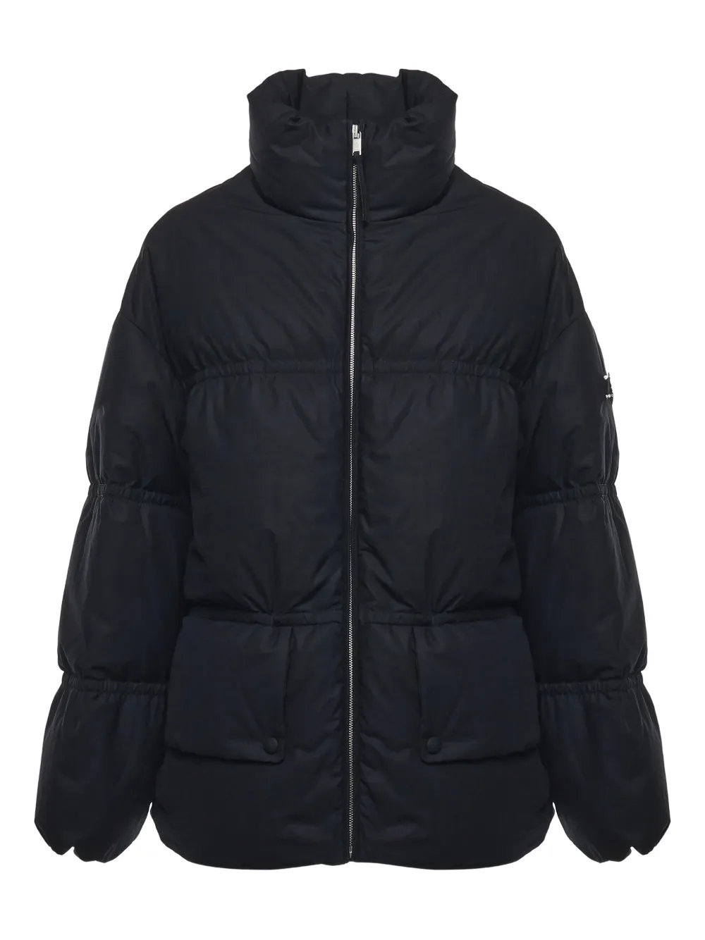 Moncler X Jil Sander Logo-detail Quilted Jacket In Black
