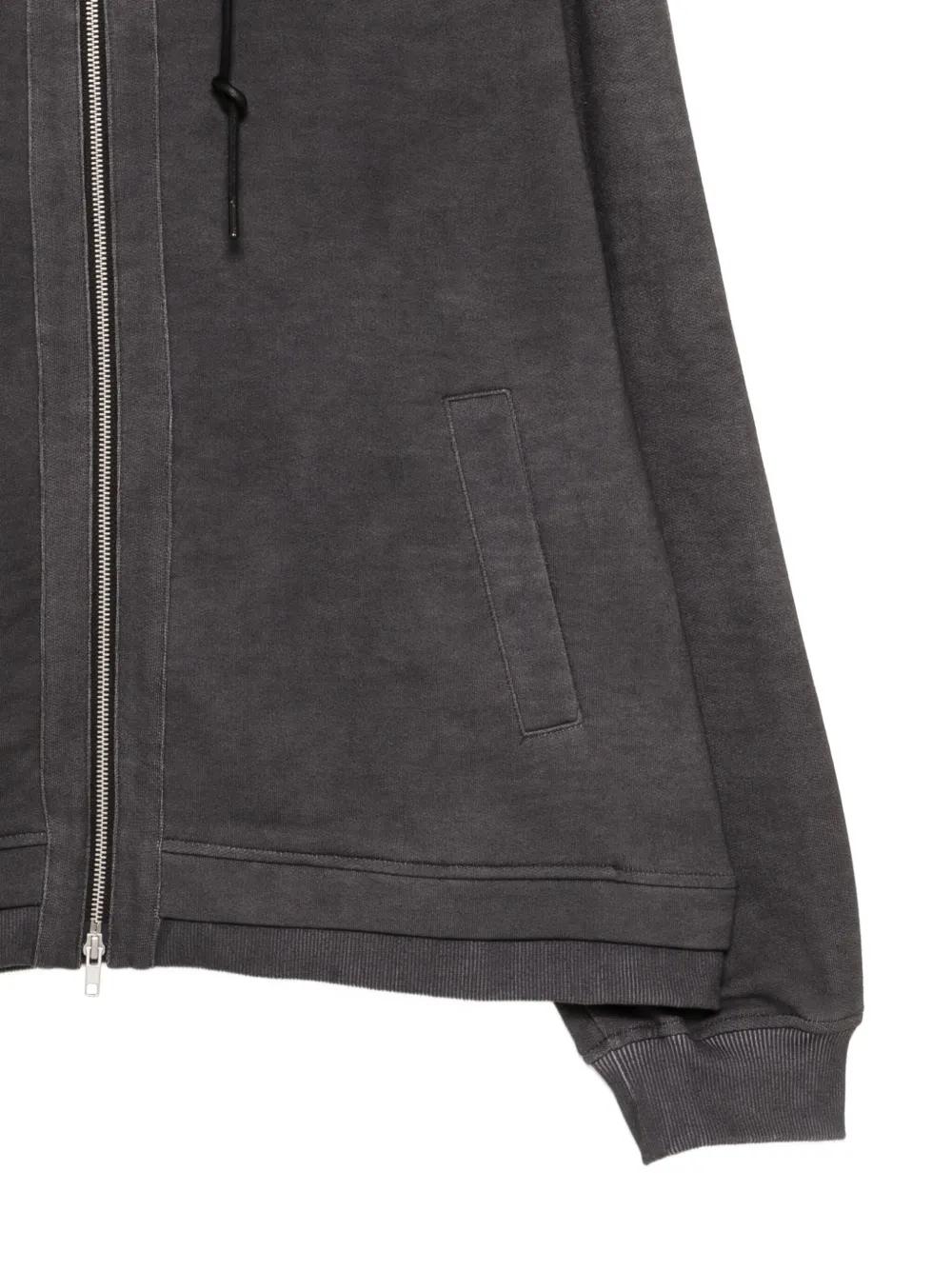 Juun.J Hoodie met geborduurd logo Grijs