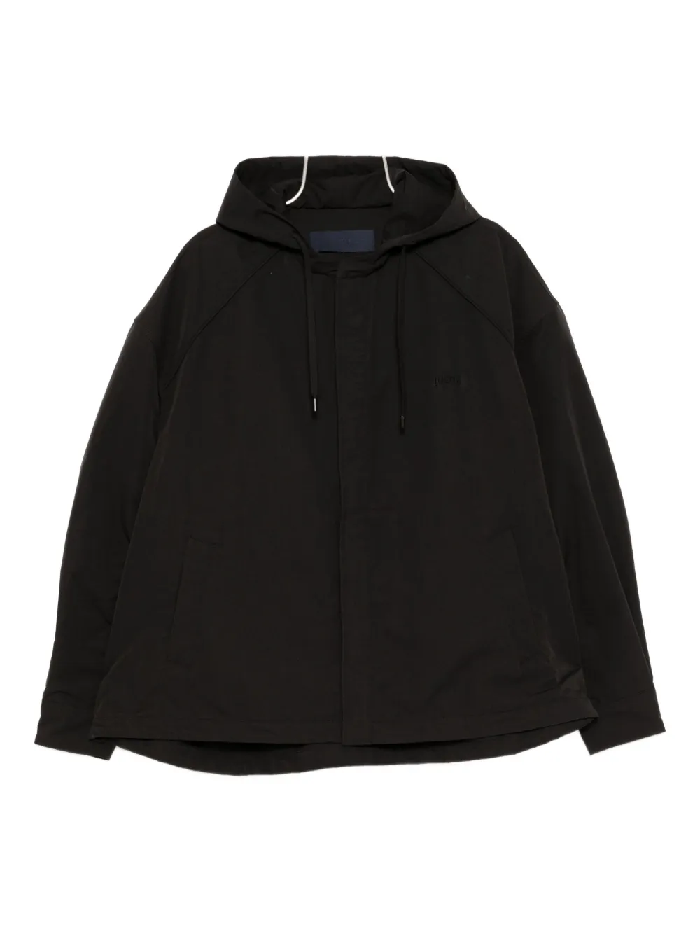 Juun.J logo-embroidered jacket | Black | Image 1