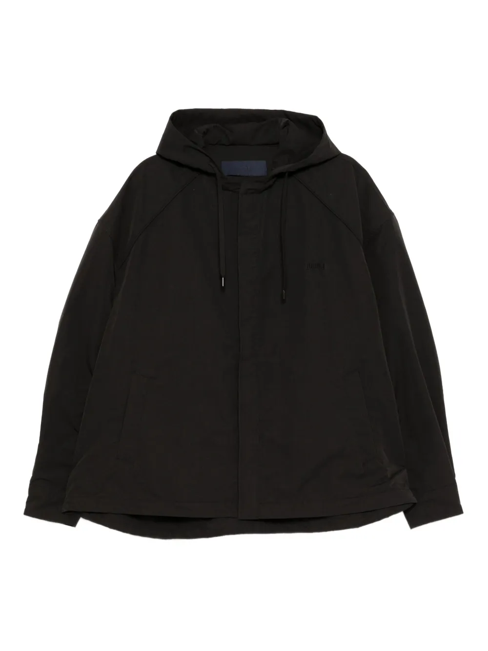 Juun.J logo-embroidered jacket - Nero