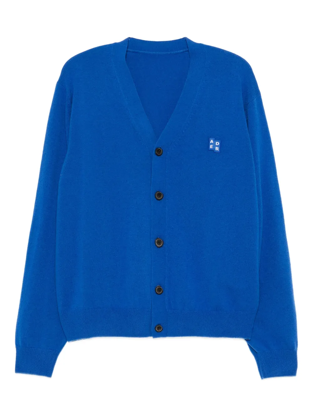 Ader Error logo-embroidered cardigan | Blue | Image 1