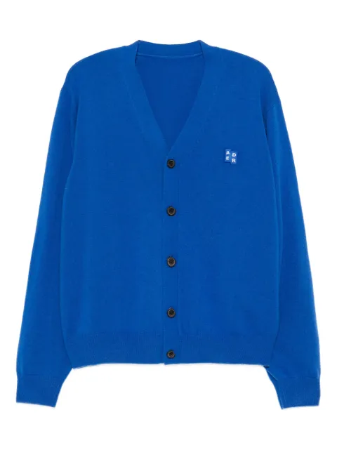 Ader Error logo-embroidered cardigan