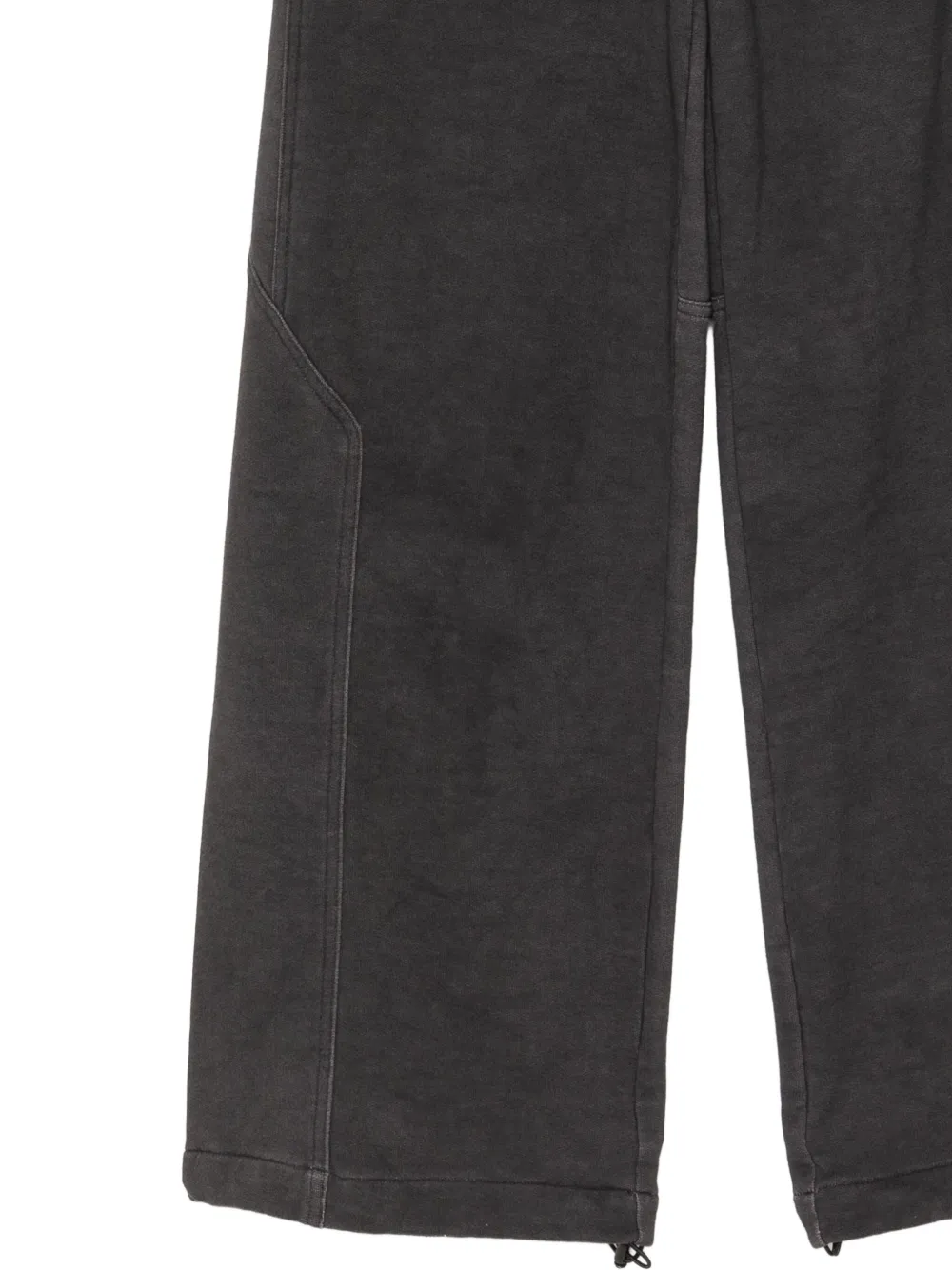 Juun.J Broek met geborduurd logo Grijs