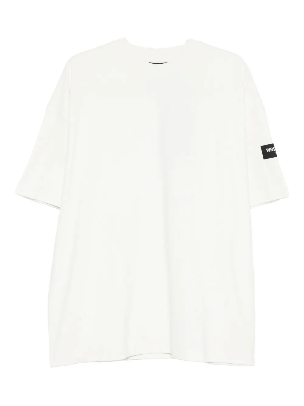 Wrstbhvr Logo-patch T-shirt In White
