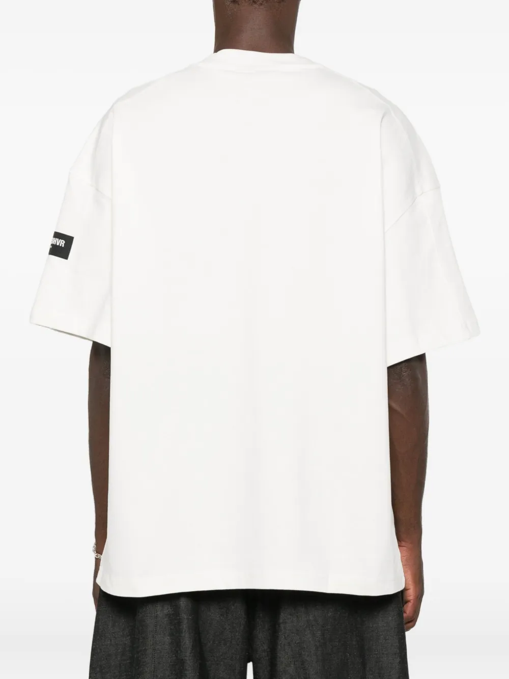 Wrstbhvr Logo-patch T-shirt In White