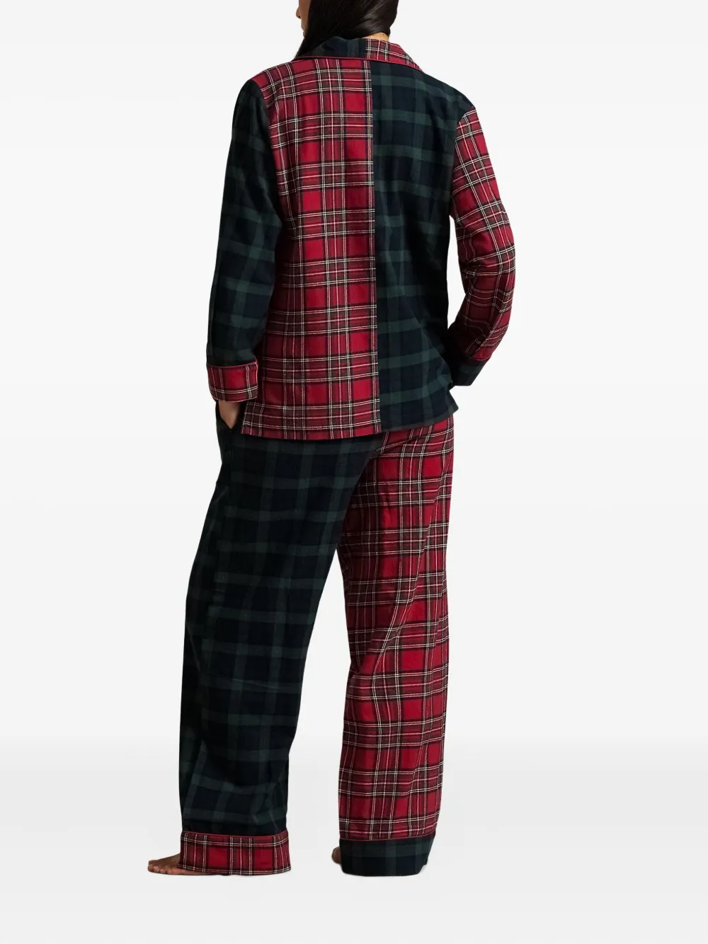 Polo Ralph Lauren Tartan Pyjama Set In Multi