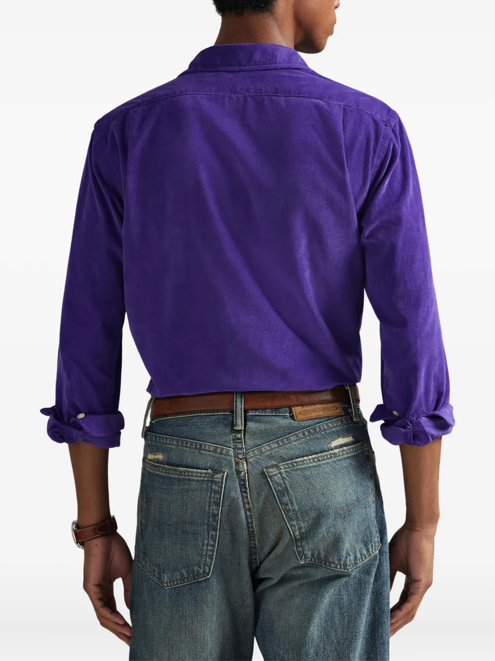 Polo Ralph Lauren Ribfluwelen overhemd Paars