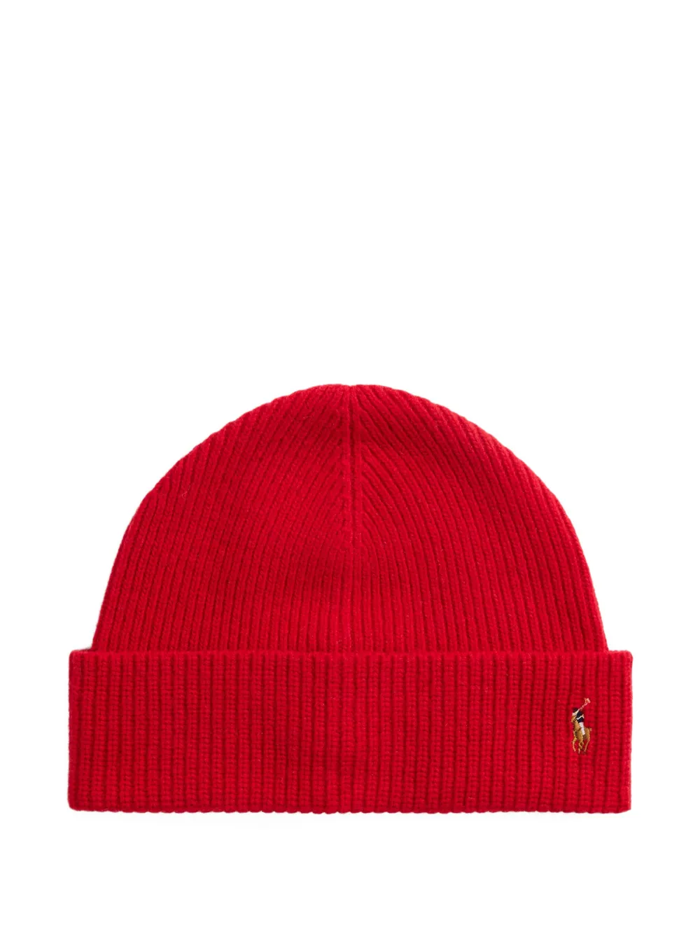 Polo Ralph Lauren signature Pony wool-blend beanie | Red | Image 1
