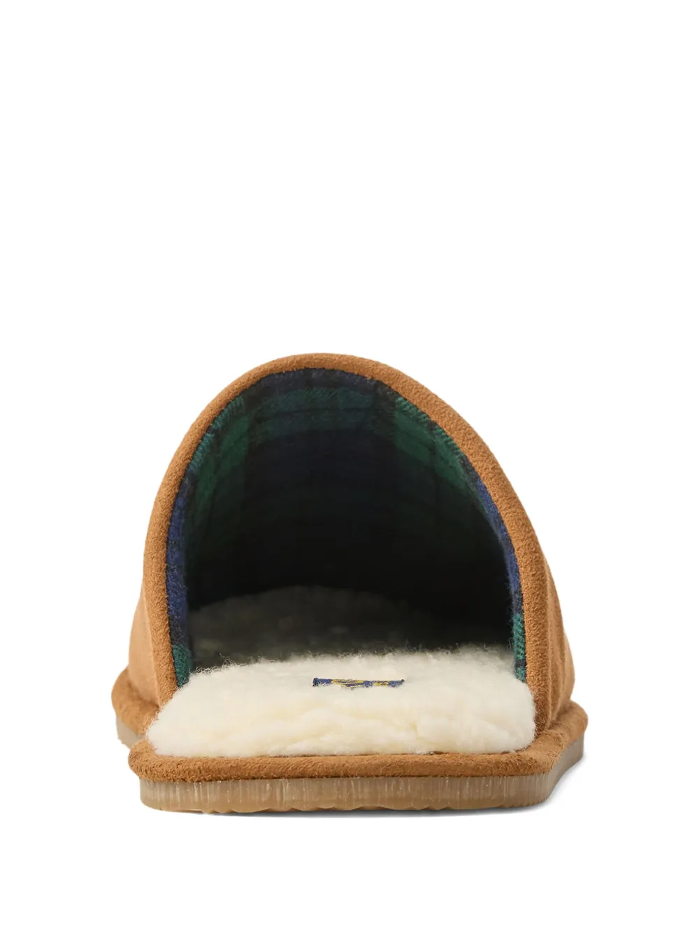 Polo Ralph Lauren Klarence slippers met logo Bruin