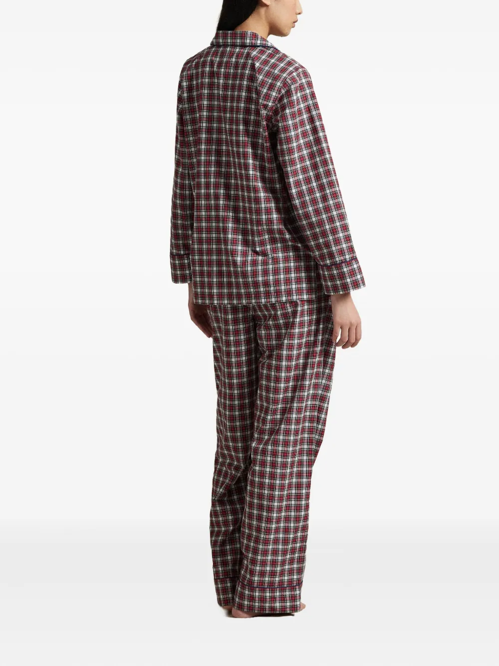 Polo Ralph Lauren Tartan Pyjama Set In Red