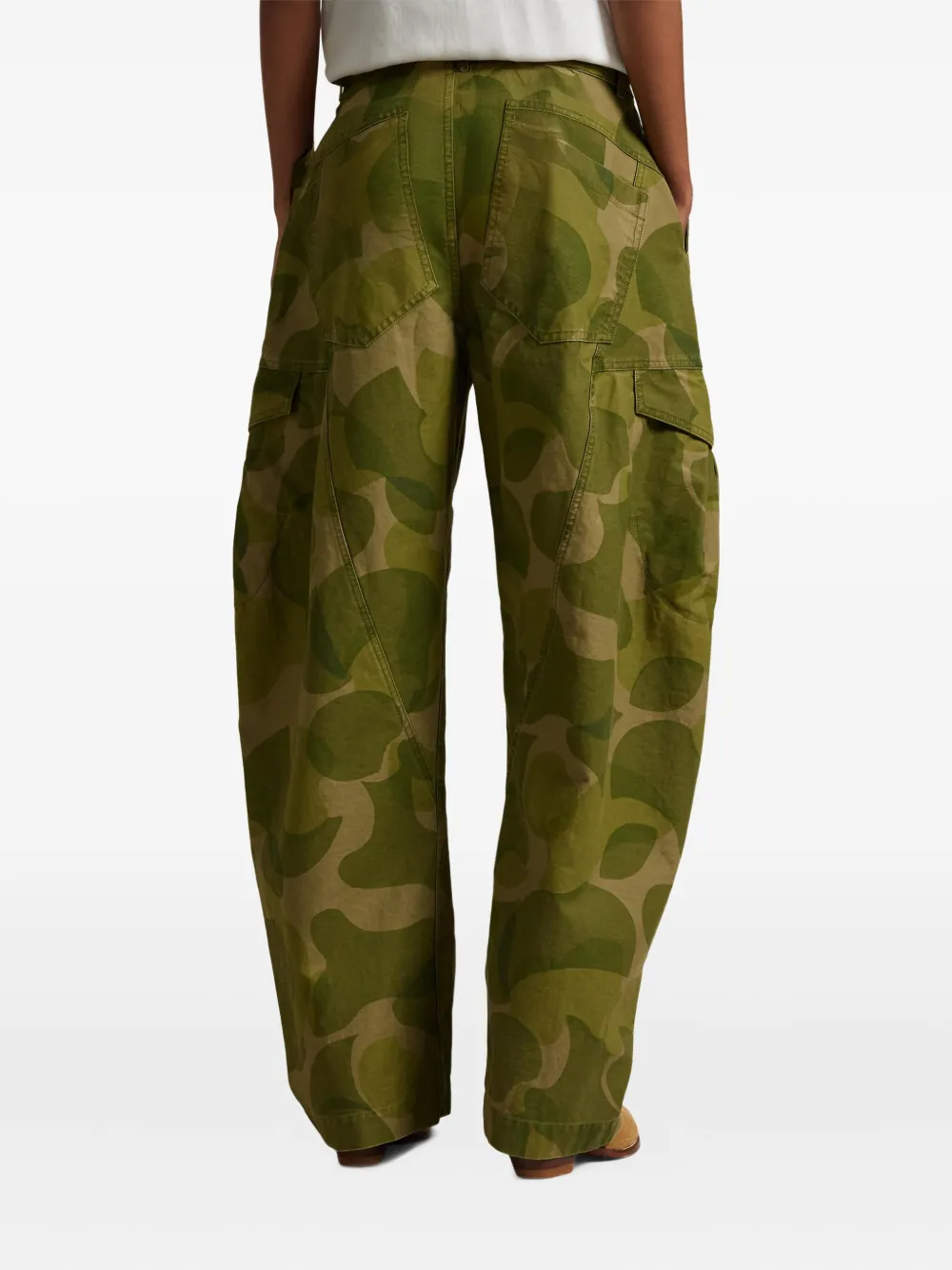 Polo Ralph Lauren Straight-leg Cargo Trousers In Green