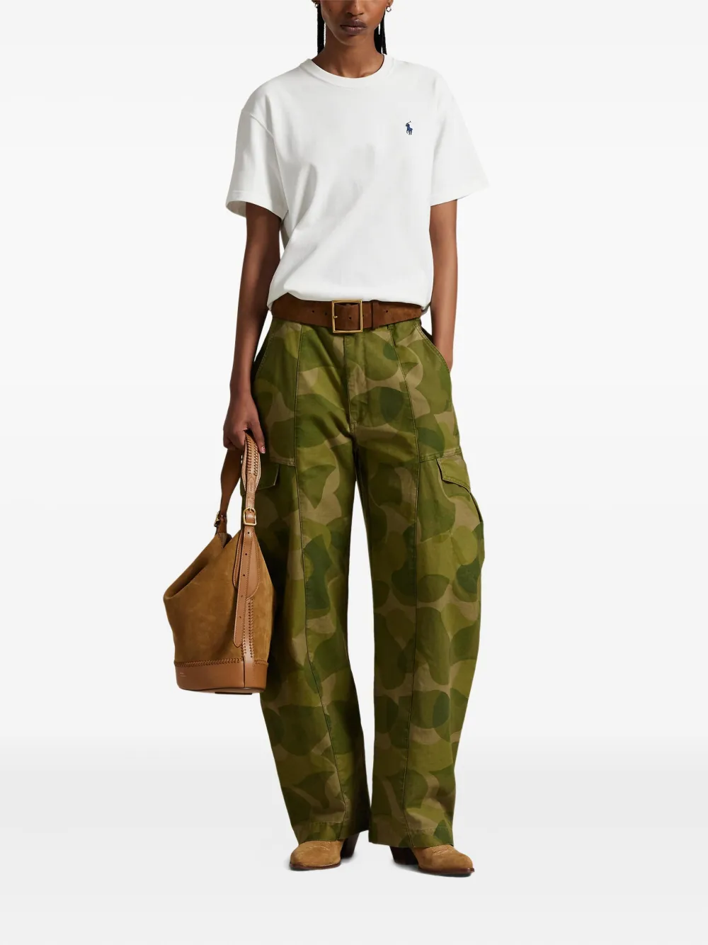 Polo Ralph Lauren straight-leg cargo trousers - Groen