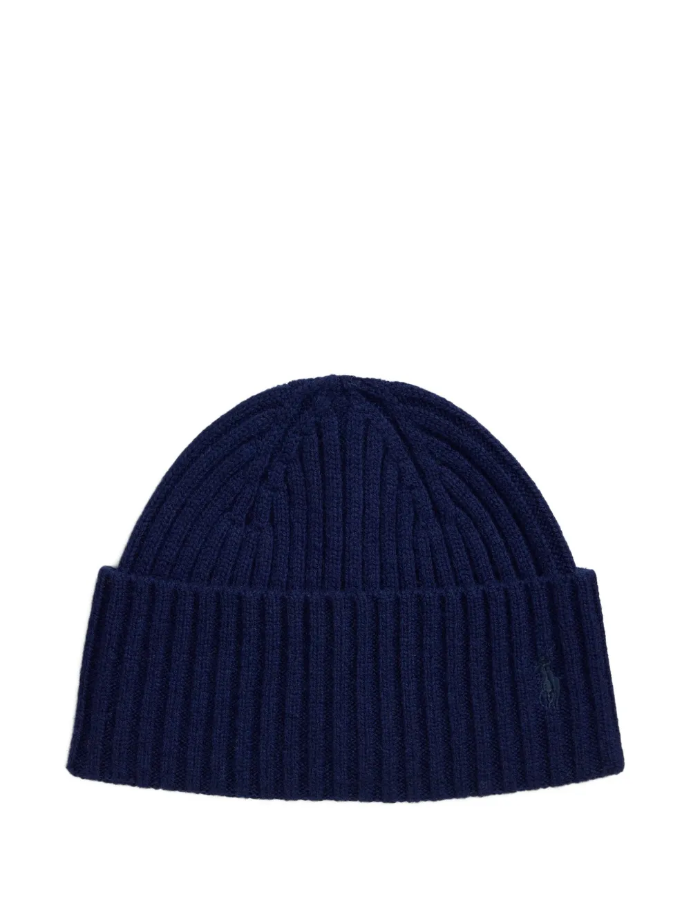 Polo Ralph Lauren wool ribbed cuff beanie | Blue | Image 1