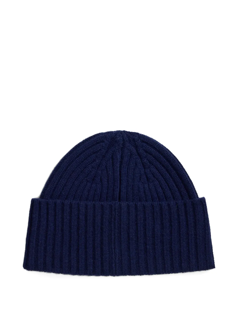 Polo Ralph Lauren wool ribbed cuff beanie - Blauw