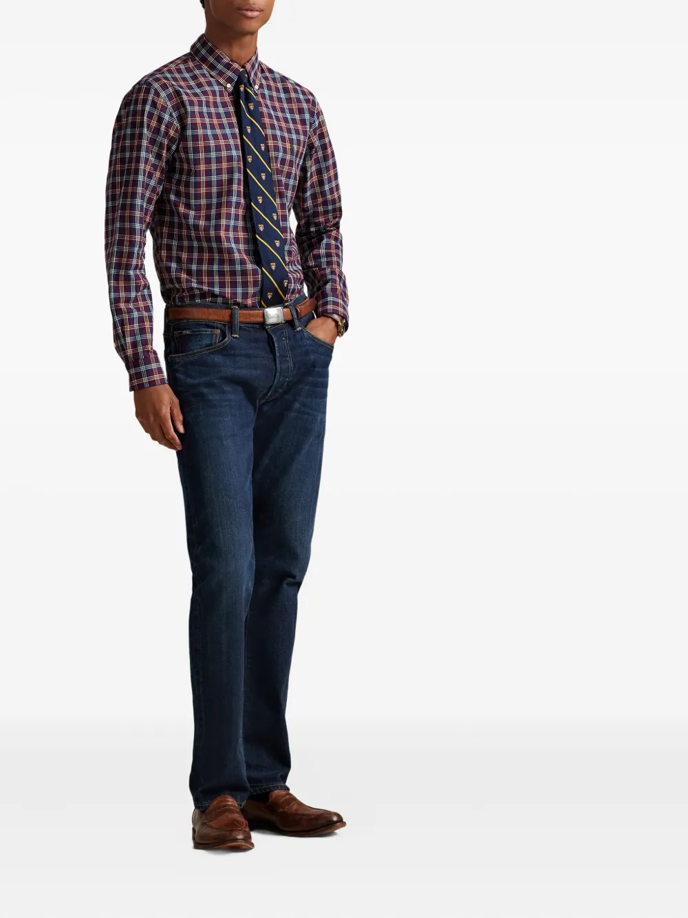 Polo Ralph Lauren long sleeve plaid shirt - Rood