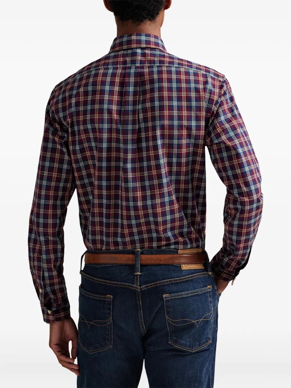 Polo Ralph Lauren Geruit overhemd met lange mouwen Rood