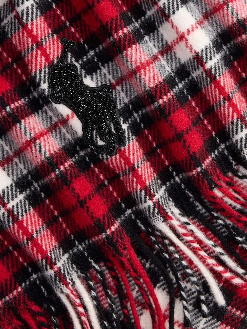 Polo Ralph Lauren Sjaal met franje Rood