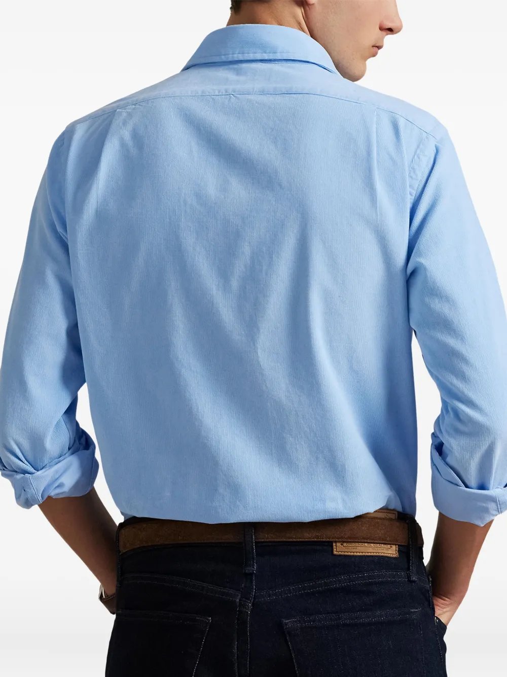 Polo Ralph Lauren Ribfluwelen overhemd Blauw