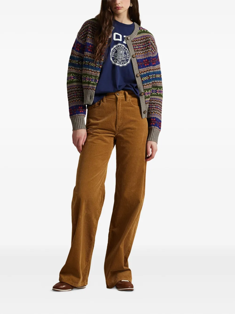 Polo Ralph Lauren high-waisted trousers - Bruin