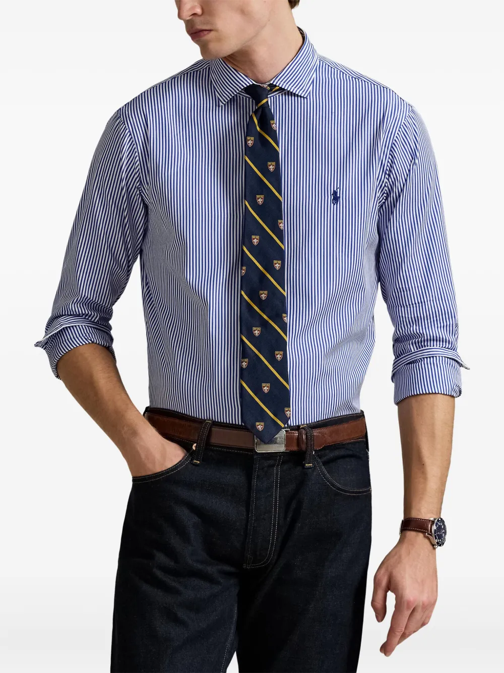 Polo Ralph Lauren Gestreept overhemd Blauw