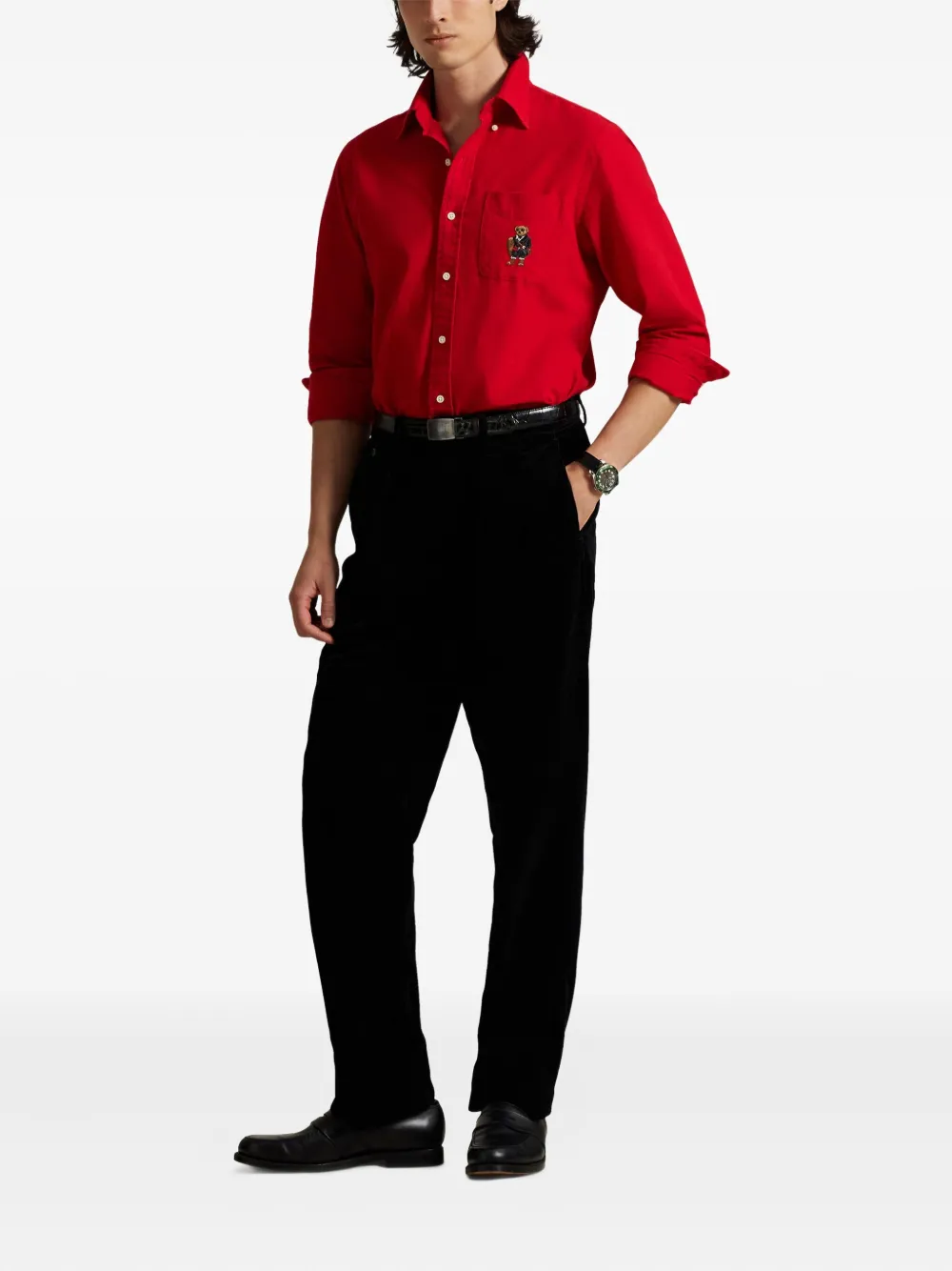 Polo Ralph Lauren Polo Bear pocket shirt - Rood
