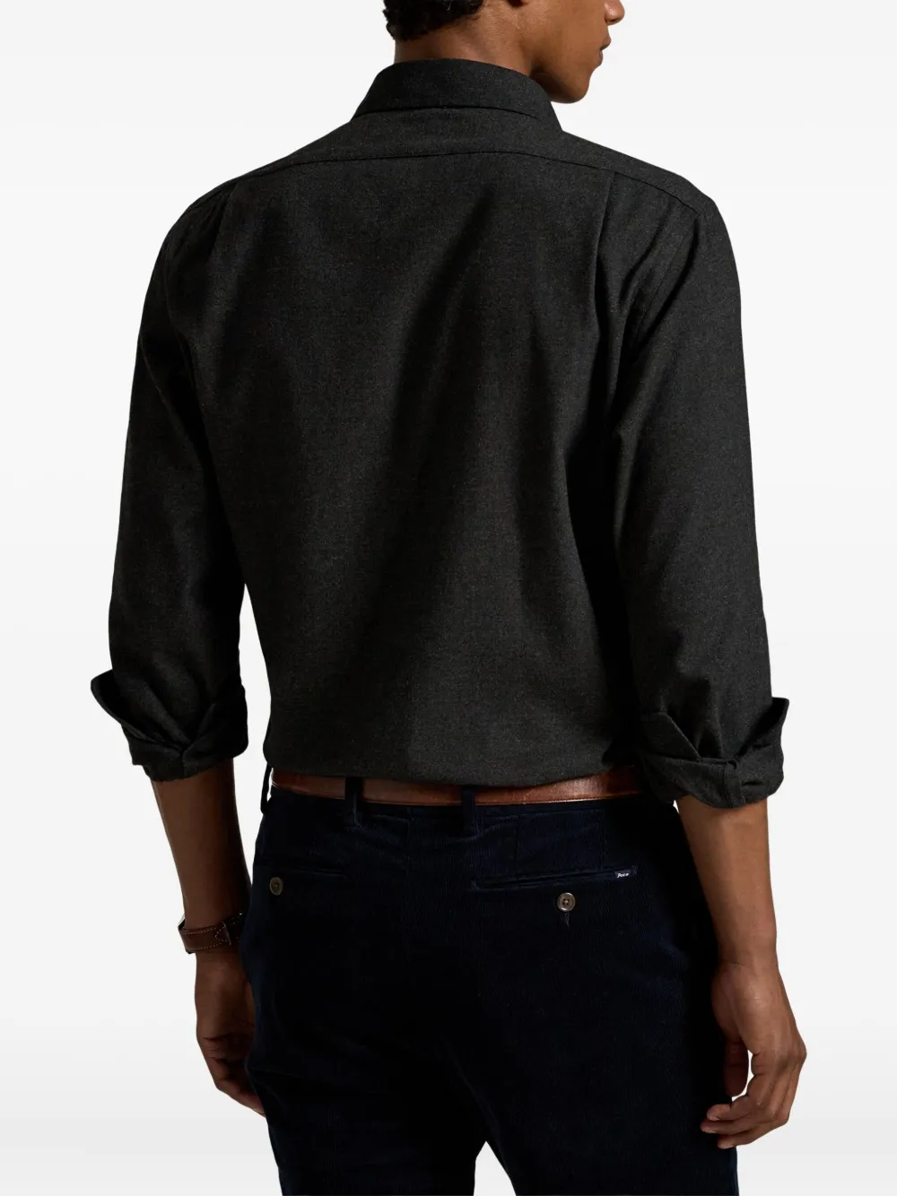 Polo Ralph Lauren Overhemd met geborduurd logo Zwart