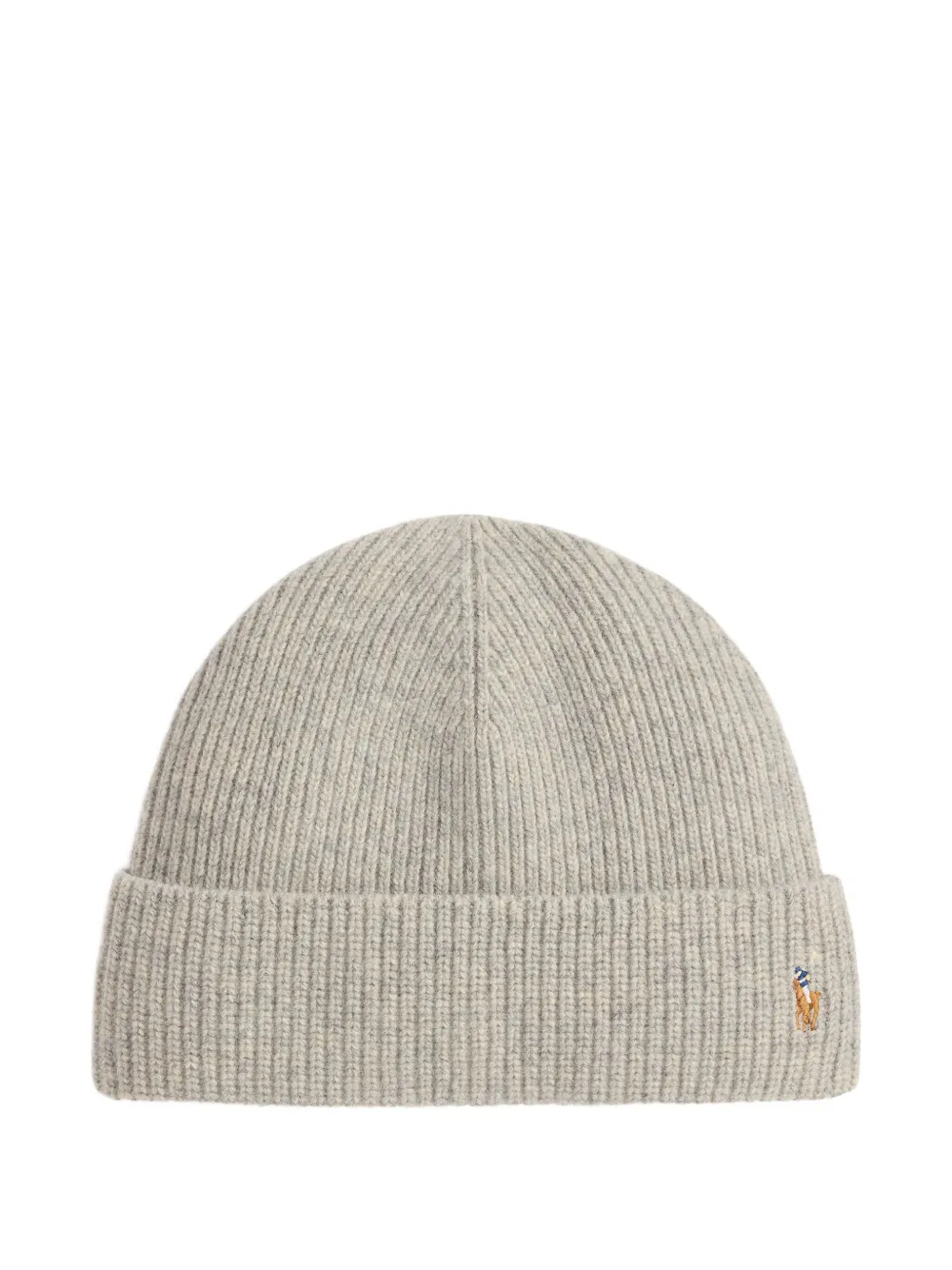 Polo Ralph Lauren Signature Pony beanie hat | Grey | Image 1