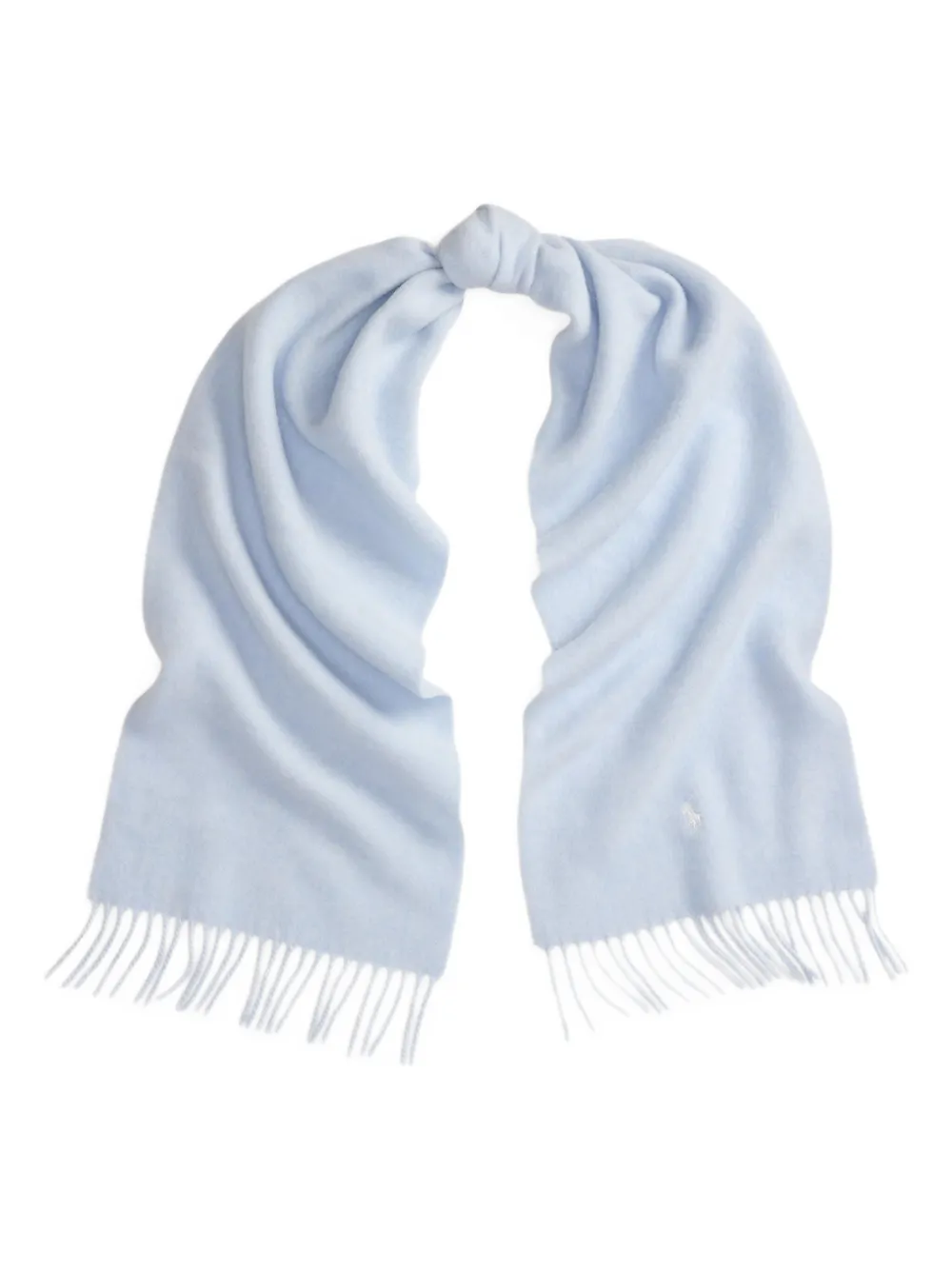 Polo Ralph Lauren fringed scarf - Blauw