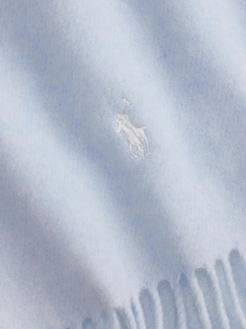 Polo Ralph Lauren Sjaal met franje Blauw