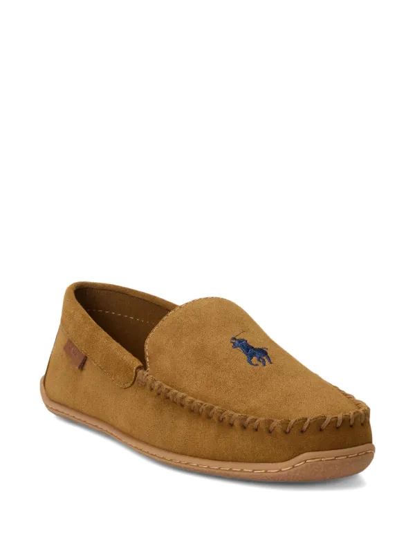 Polo Ralph Lauren スエード ローファー | ニュートラル | FARFETCH JP