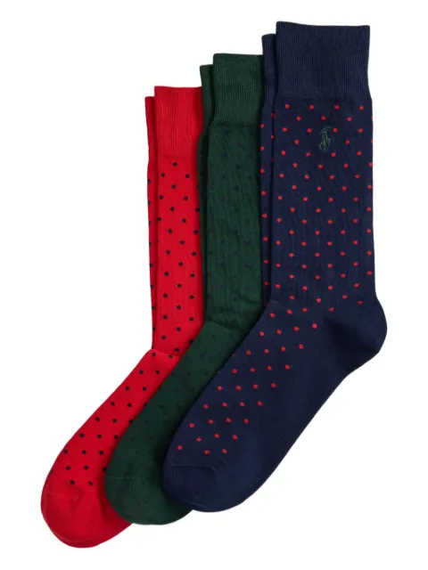 Polo Ralph Lauren polka-dot socks (pack of three)