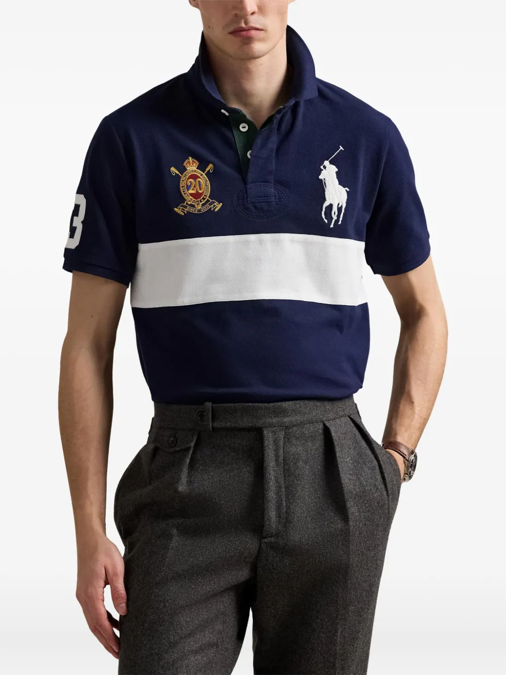 Polo Ralph Lauren Big Pony 20th Anniversary poloshirt Blauw