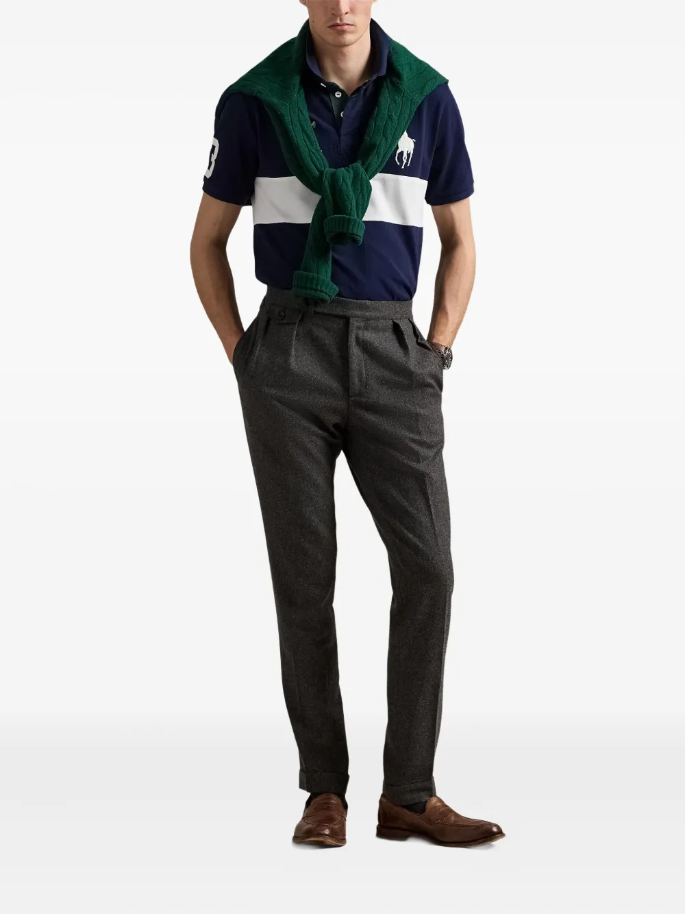 Polo Ralph Lauren Big Pony 20th Anniversary polo shirt - Blauw
