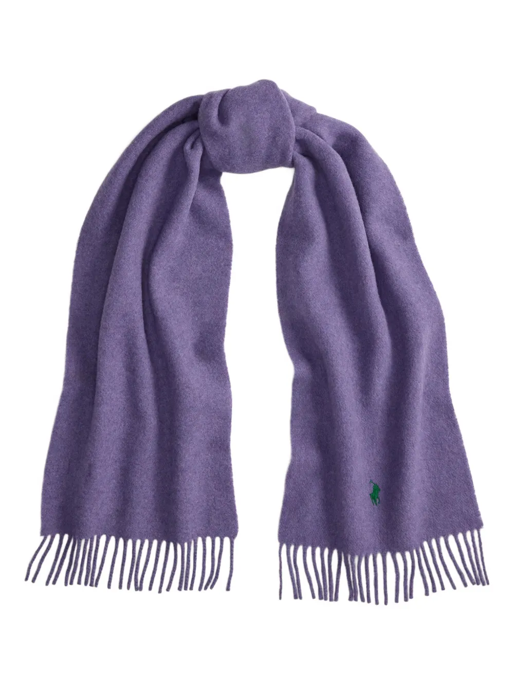 Polo Ralph Lauren Wool Scarf In Purple