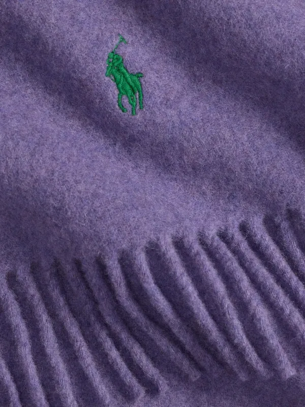 Polo Ralph Lauren Wool Scarf | Purple | FARFETCH