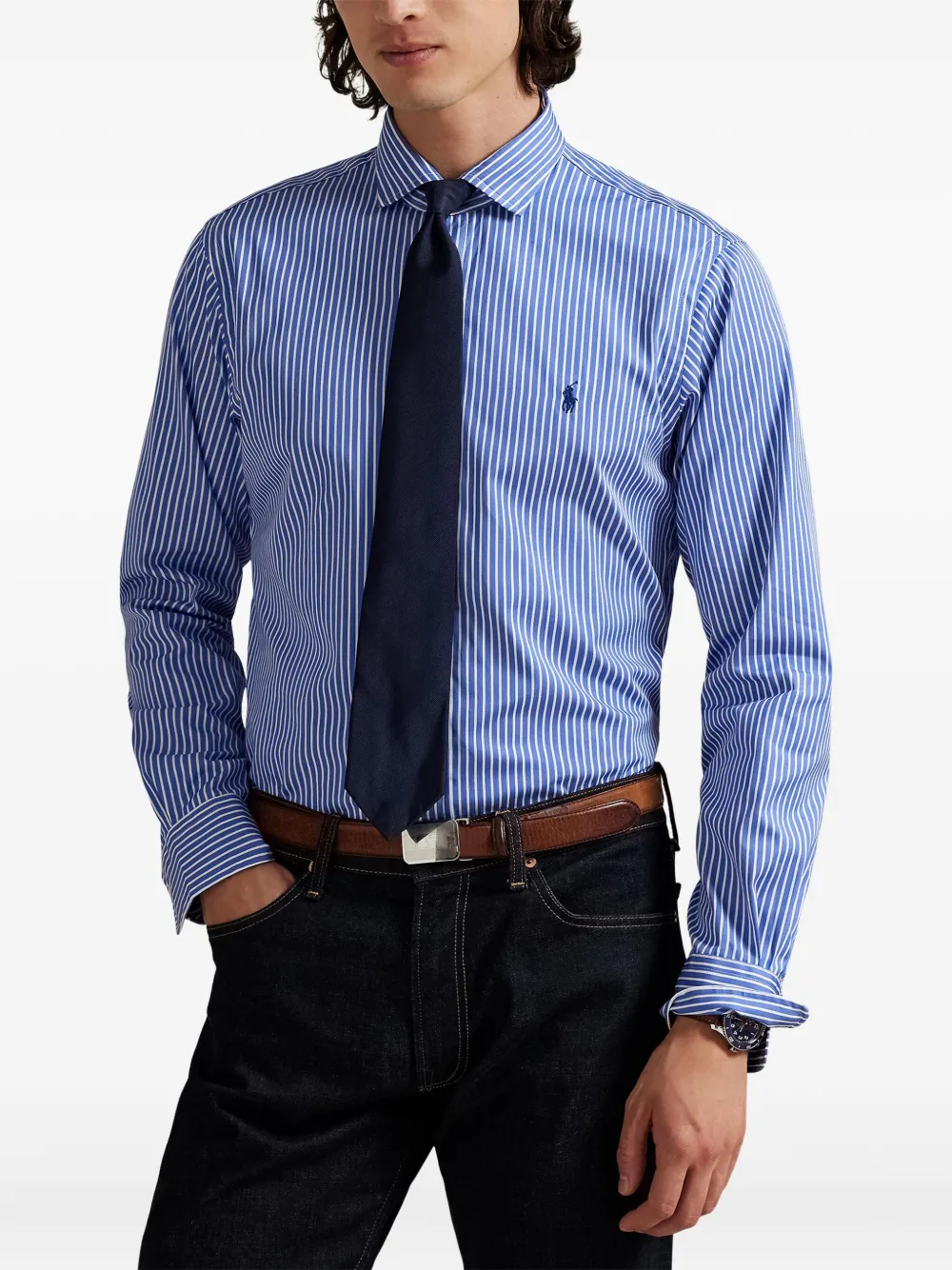 Polo Ralph Lauren Gestreept overhemd Blauw