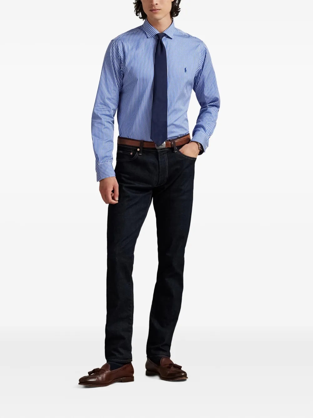 Polo Ralph Lauren Gestreept overhemd Blauw