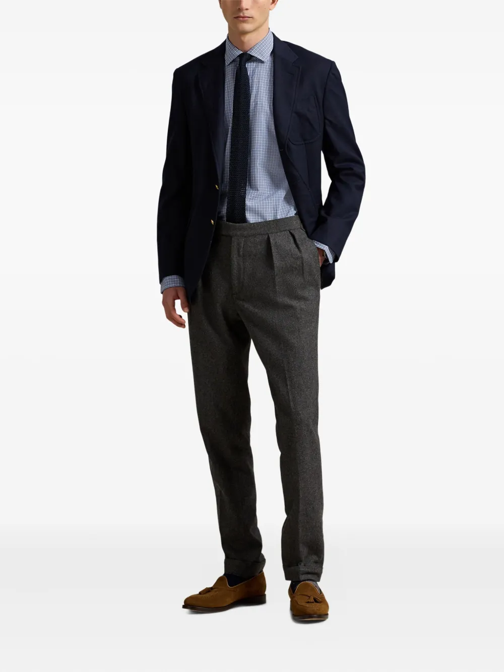 Polo Ralph Lauren long sleeve checked shirt - Blauw