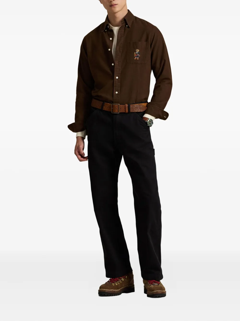 Polo Ralph Lauren Polo Bear long-sleeve shirt - Bruin