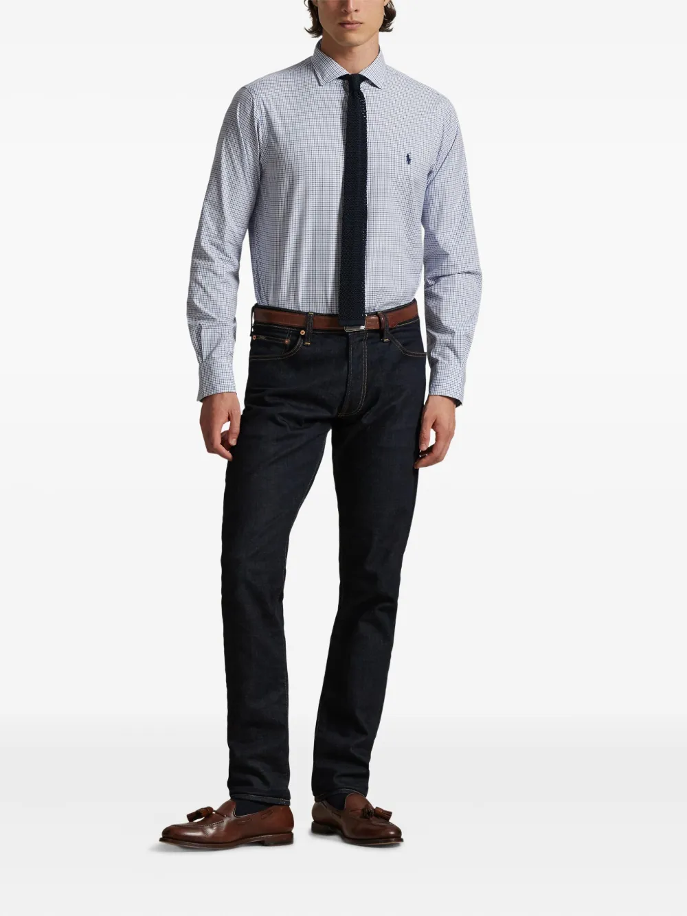Polo Ralph Lauren long-sleeve poplin shirt - Wit