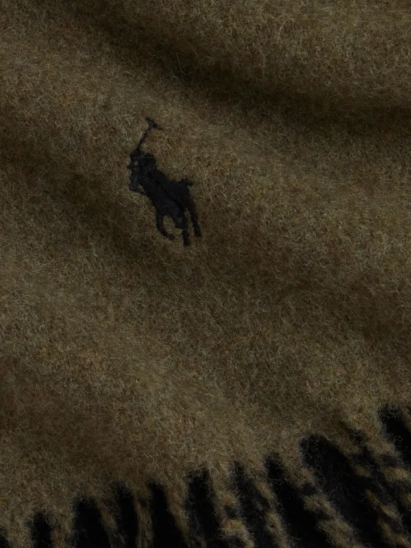 Polo Ralph Lauren リバーシブル フリンジスカーフ | グリーン